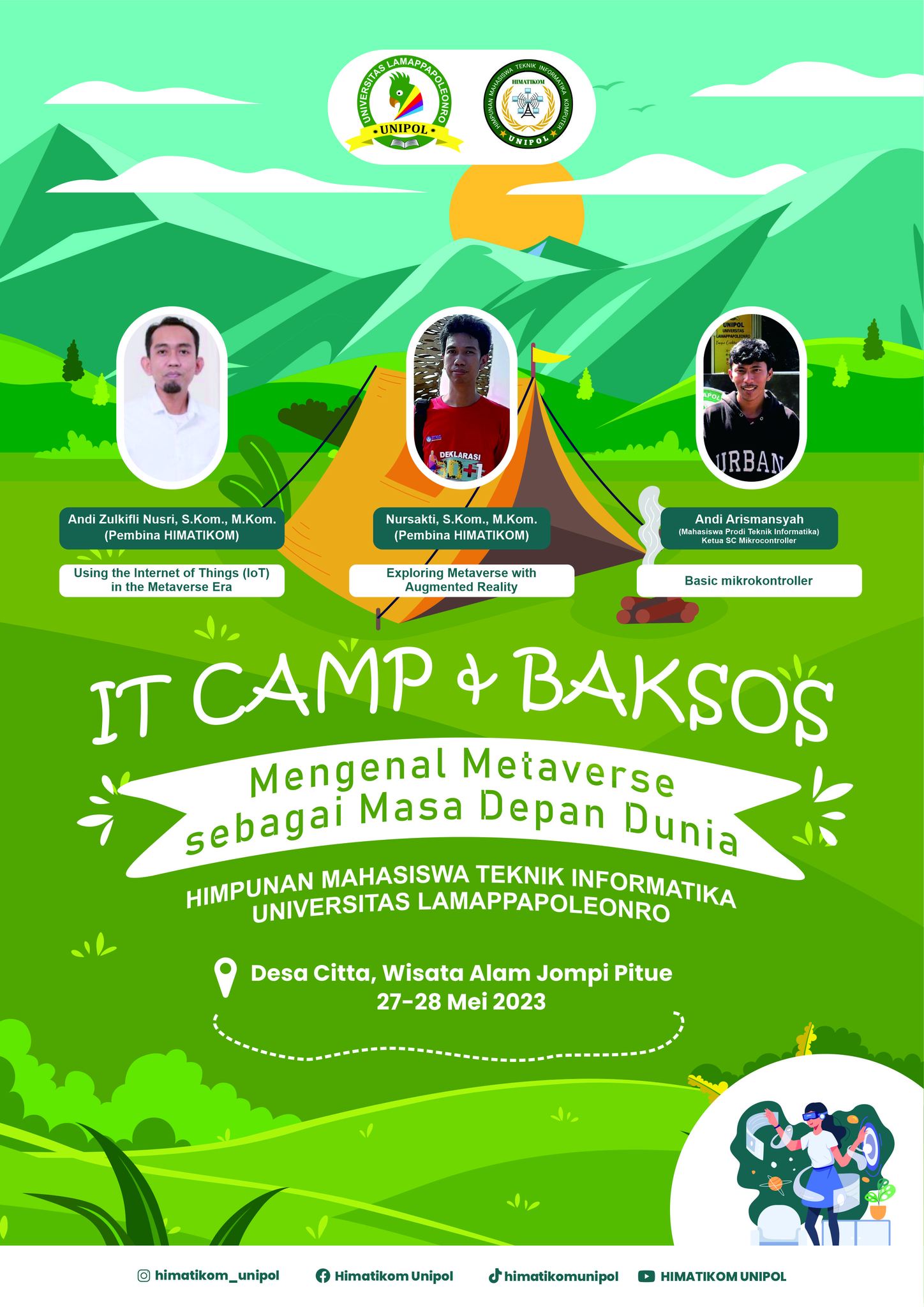 IT Camp HIMATIKOM UNIPOL Angkat Tema Metaverse sebagai Masa Depan Dunia